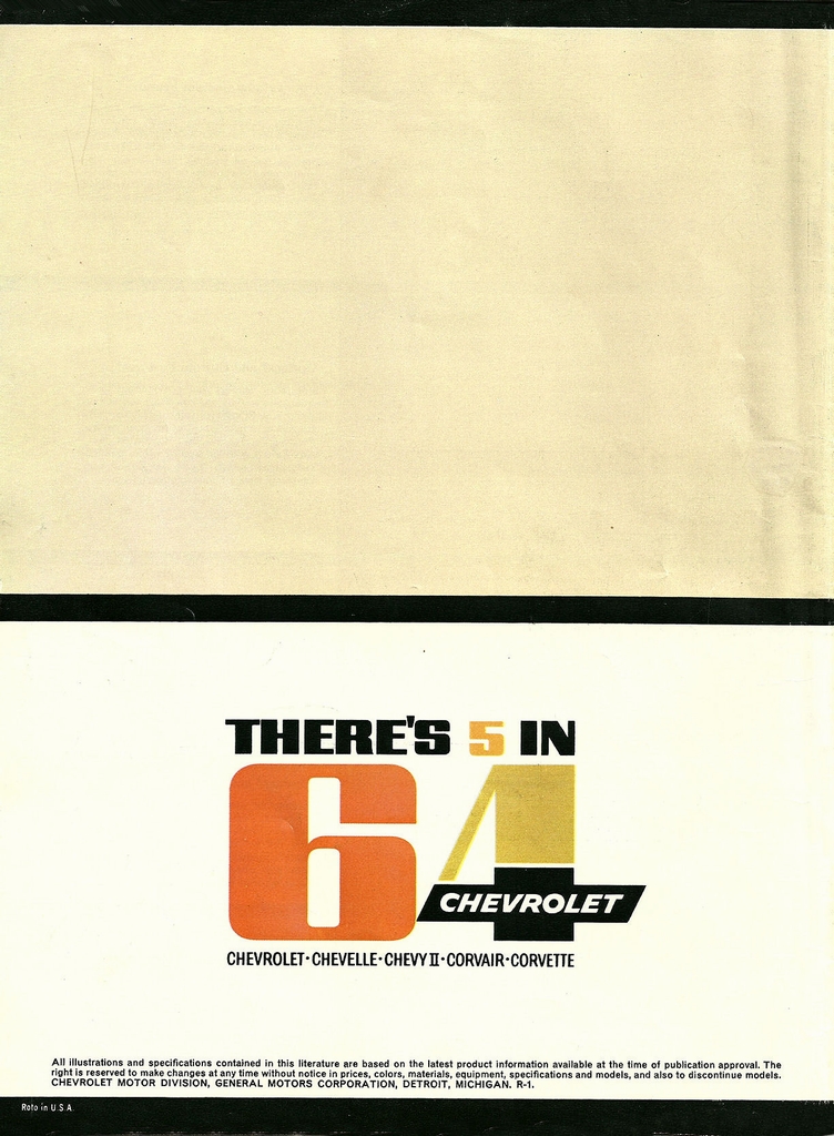1964 Chevrolet Full-Line Brochure Page 4